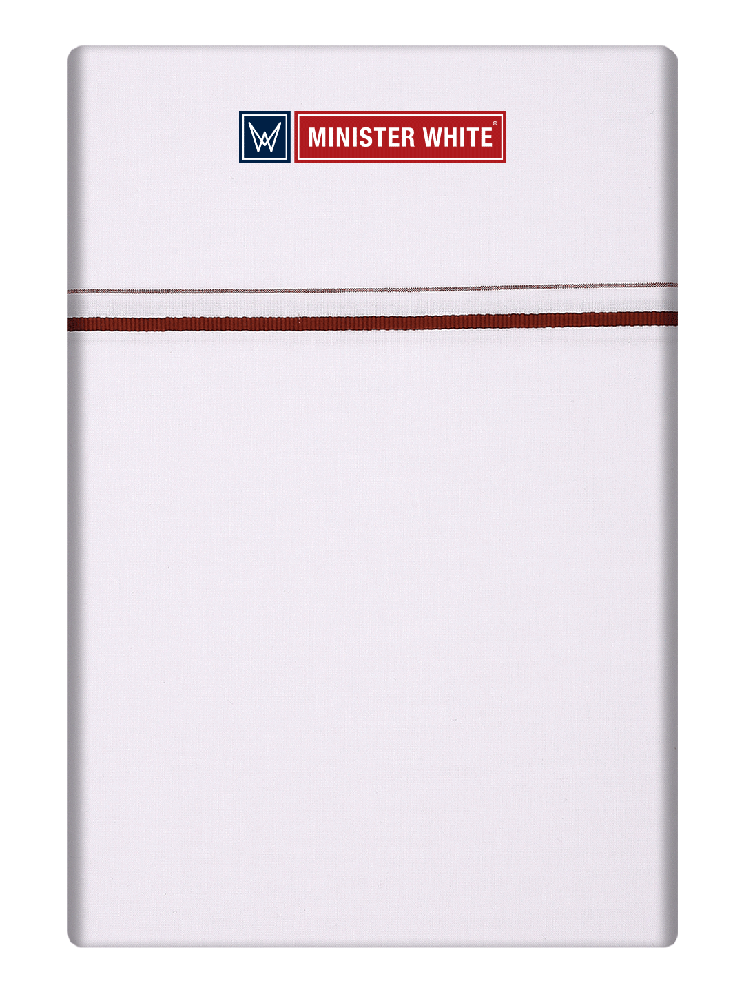 Mens Cotton White Single Layered Small Border Dhoti - Topol by Minister White