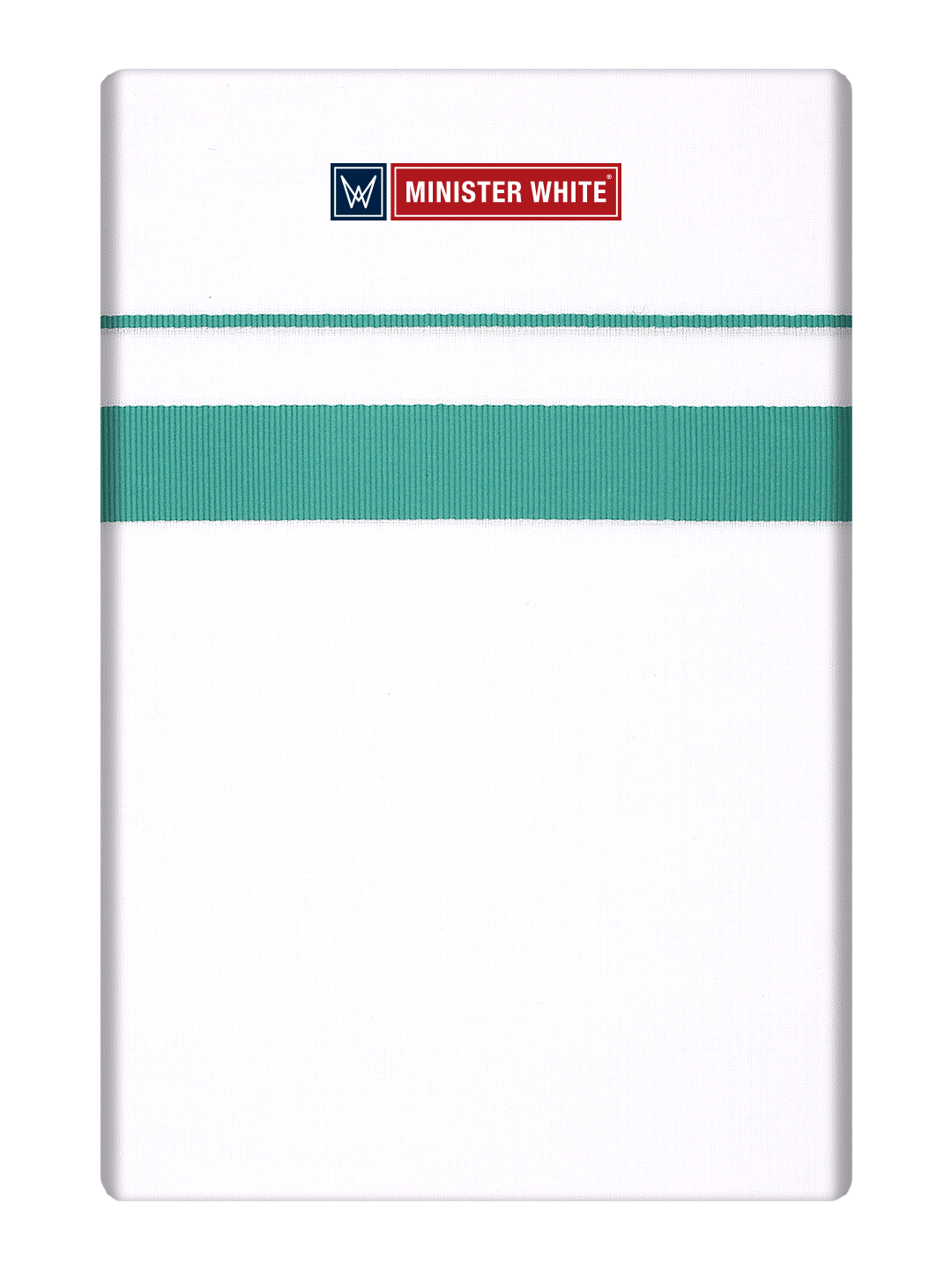 White Cotton Fancy Dhoti - Eccentric Sea Green_White