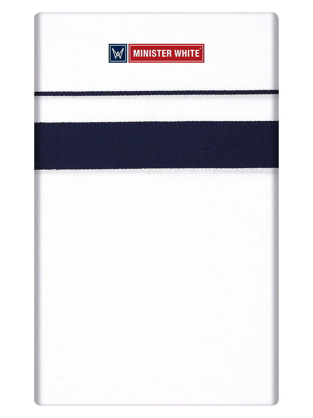 White Cotton Fancy Dhoti - Eccentric Navy_White