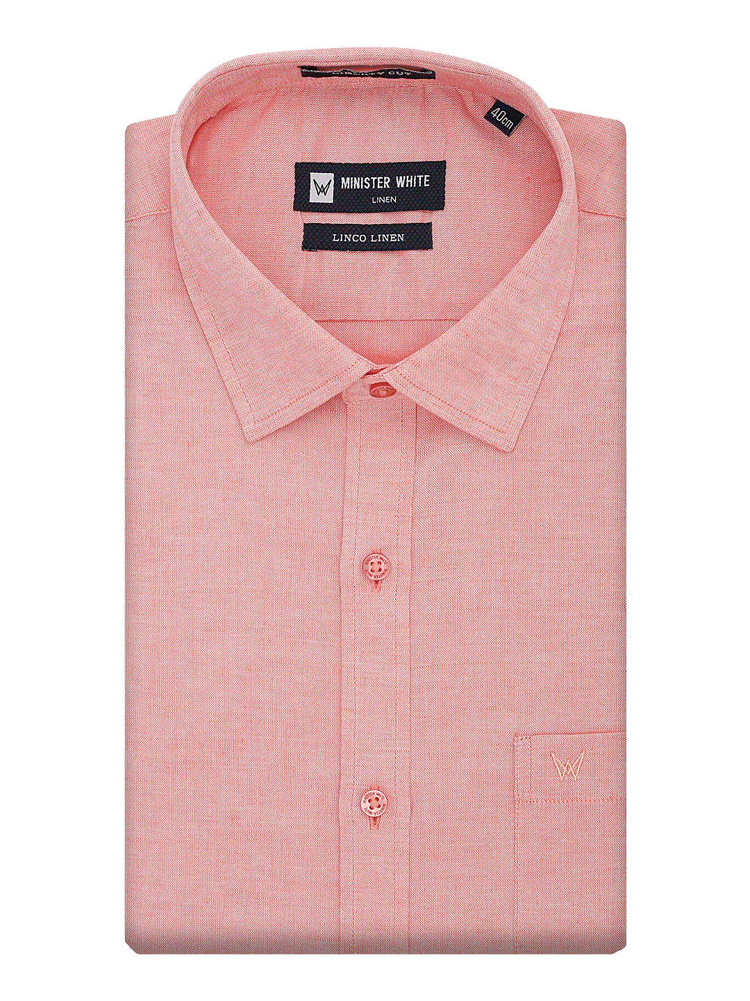 Pink Linen Shirt. Liberty Cut. Linco Linen