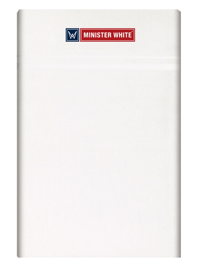 Mens Cotton White Single Layered Small Border Dhoti - Ishrath by Minister White