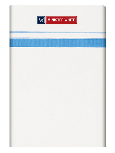 Mens Cotton White Single Layered with Big Border Dhoti - Jasper by Minister White