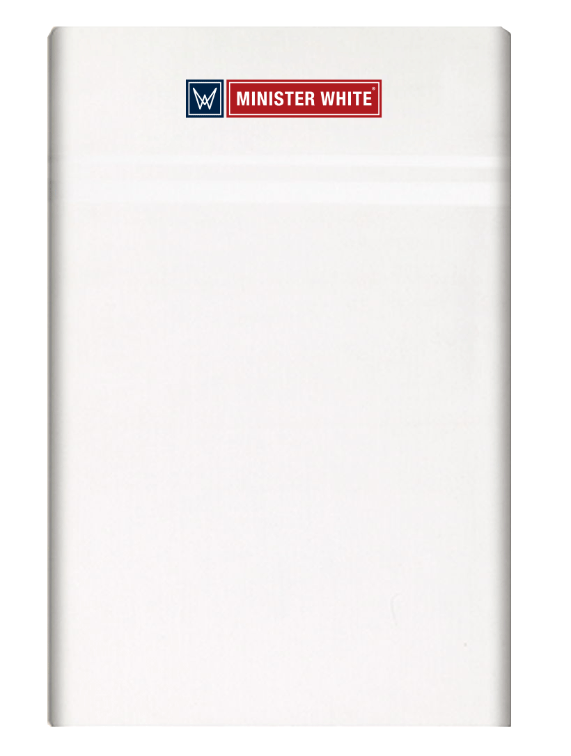 Mens Cotton White Single Layered Small Border Dhoti - Kabir by Minister White