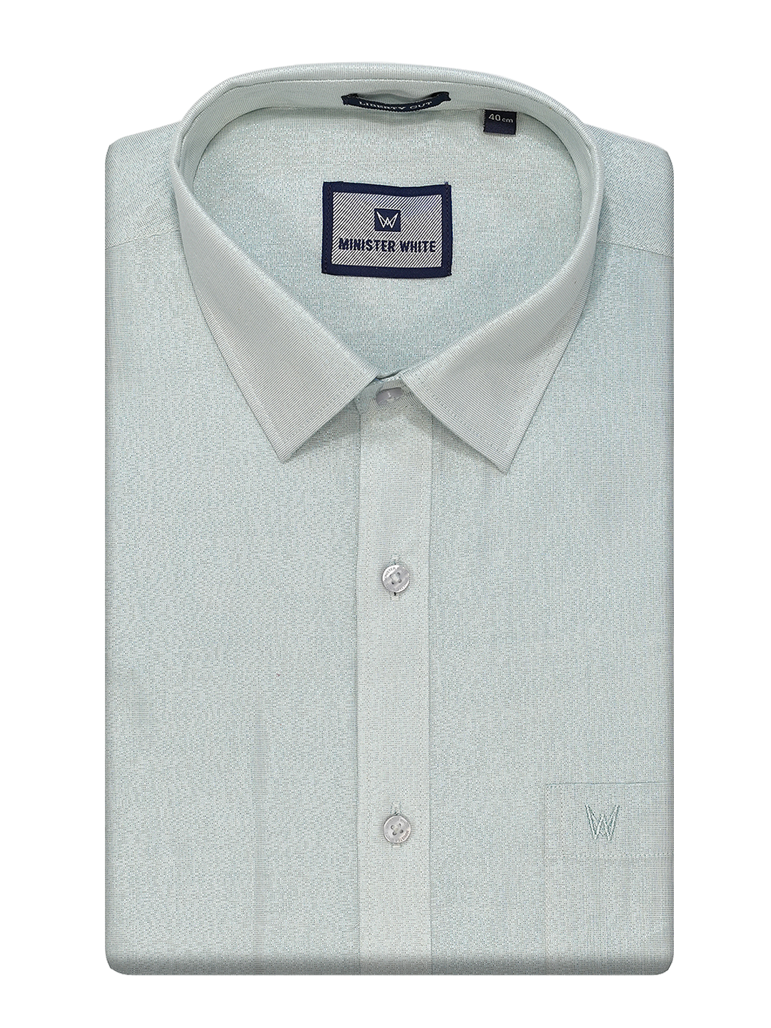 Mens Mint Blue Colour Tissue Shirt Lavish