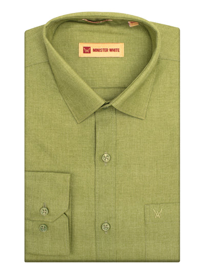 Men's Light Green Color Shirt Casper Trends