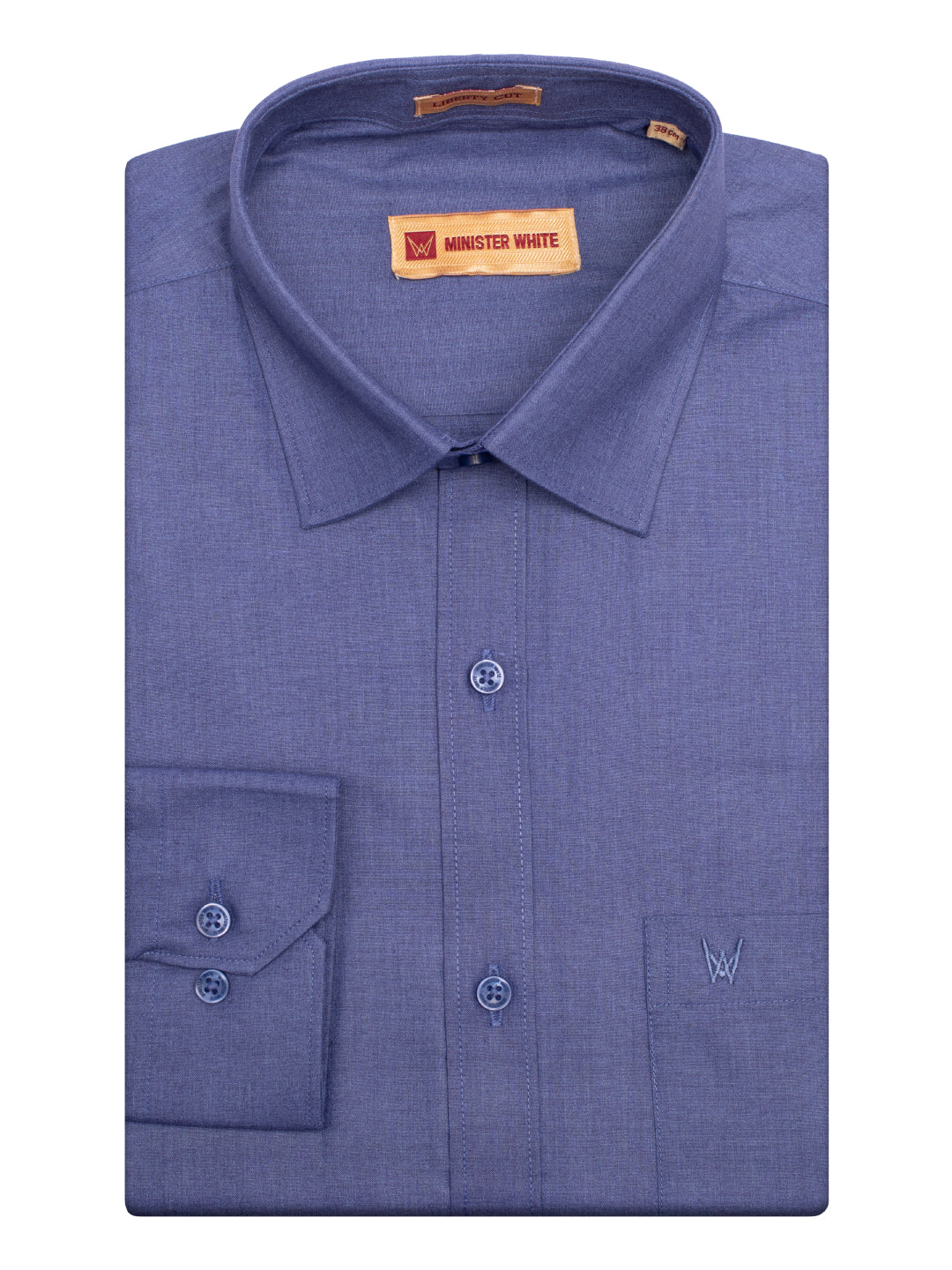Men's Blue Color Shirt Casper Trends