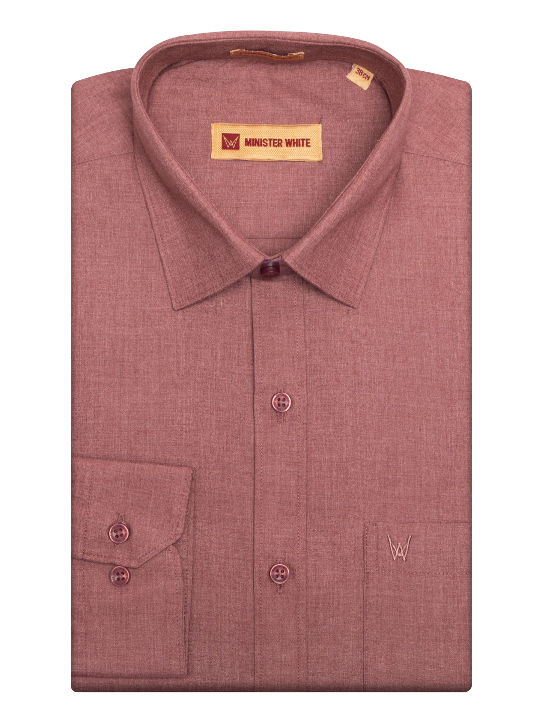 Men's Light Maroon Color Shirt Casper Trends