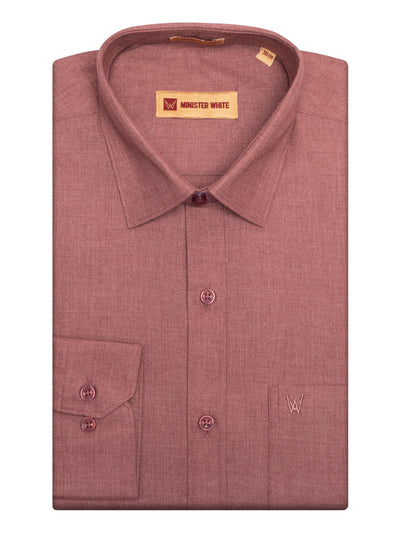 Men's Light Maroon Color Shirt Casper Trends