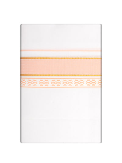 Men's Peach Color Fancy Printed Border Dhoti Casper Trends