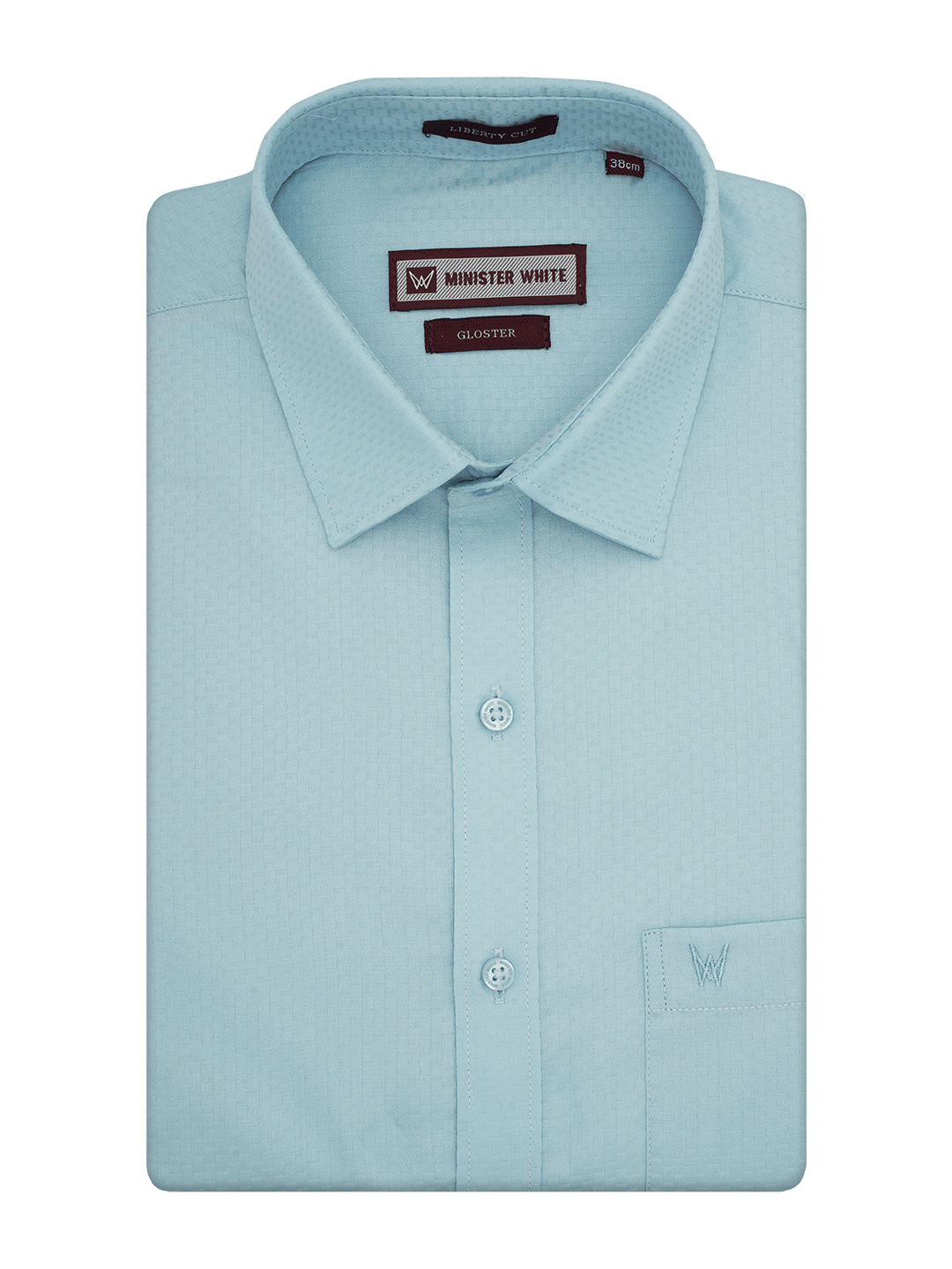 Men's Premium Poly Cotton Regular Fit Sky Blue Colour Shirt Gloster
