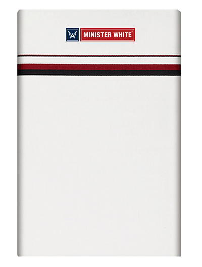 Mens Cotton White Single Layered Dhoti - Victory DMK by Minister White