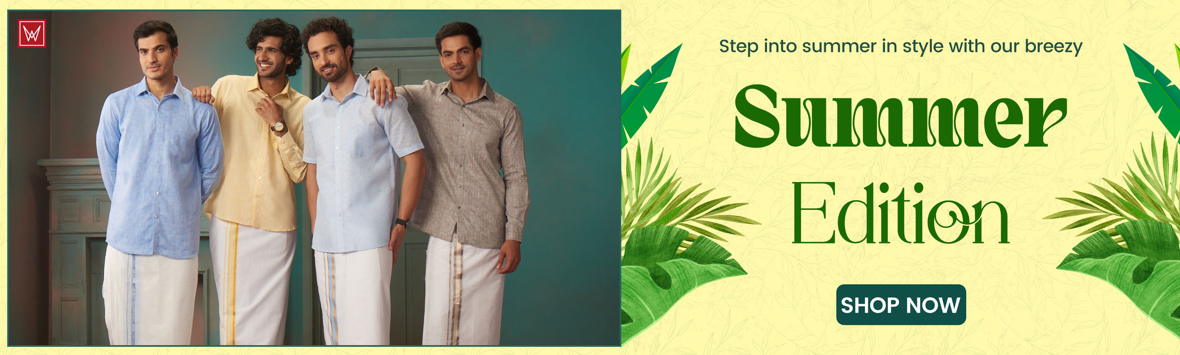 Minister White Cotton and Linen Dhoti, shirt - Summer collections