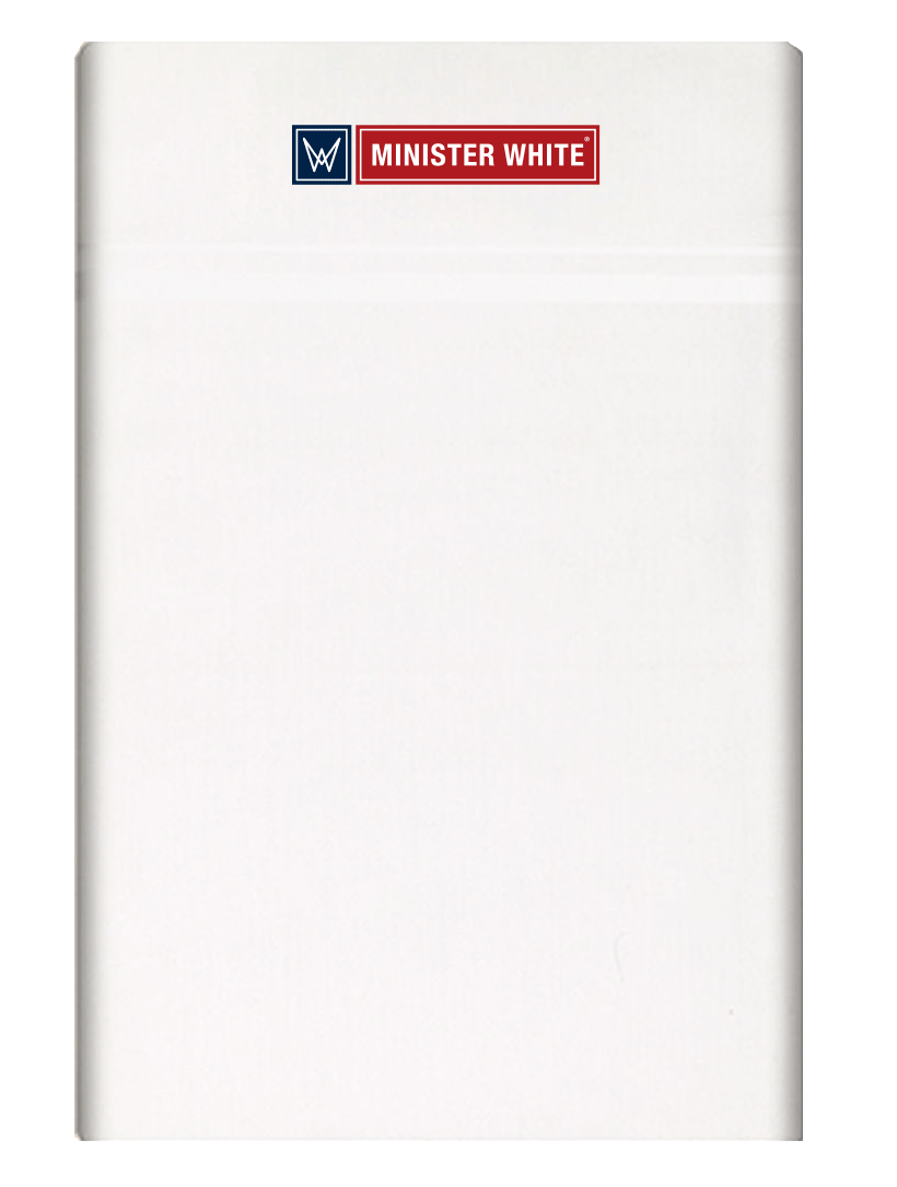 Mens Cotton White Single Layered Small Border Dhoti - Yaqoob by Minister White