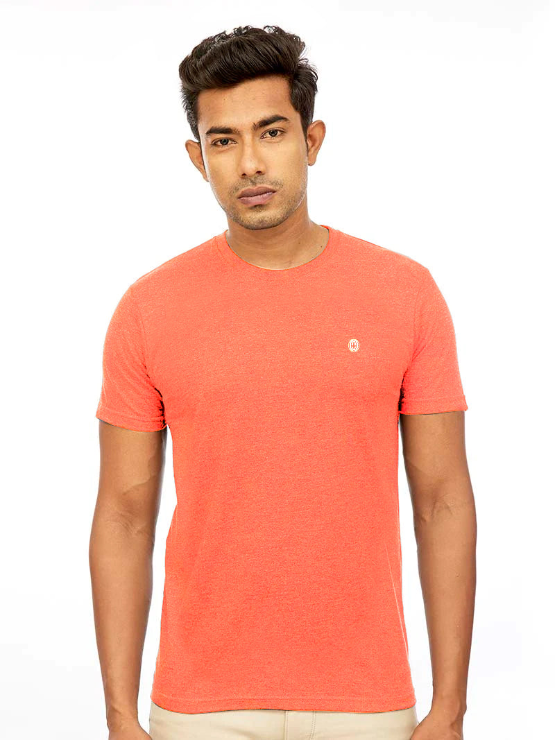 Coral Round Neck T Shirt_SH 05
