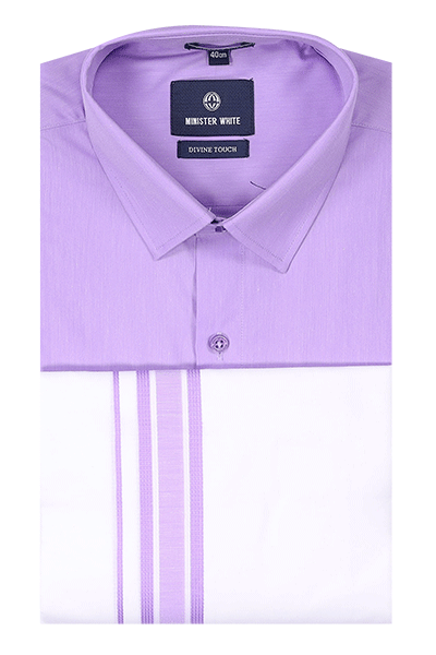 Light Purple Color Shirt With Matching Dhoti. Hitman