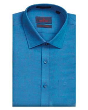 Mens Cotton Linen Regular Fit Royal Blue Colour Shirt Berlin Linen