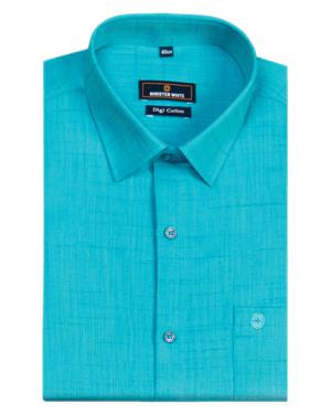 Aqua Blue Shirt - Digi Cotton